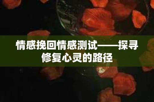 情感挽回情感测试——探寻修复心灵的路径 情感挽回情感测试——探寻修复心灵的路径