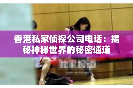 香港私家侦探公司电话：揭秘神秘世界的秘密通道