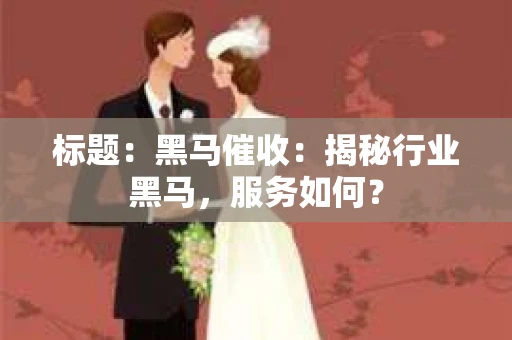 标题：黑马催收：揭秘行业黑马，服务如何？