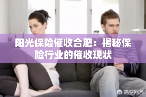 阳光保险催收合肥：揭秘保险行业的催收现状