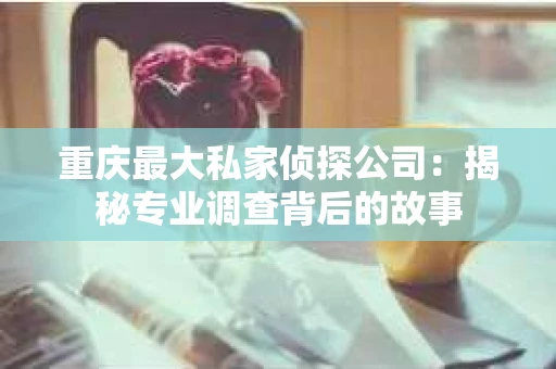 重庆最大私家侦探公司：揭秘专业调查背后的故事
