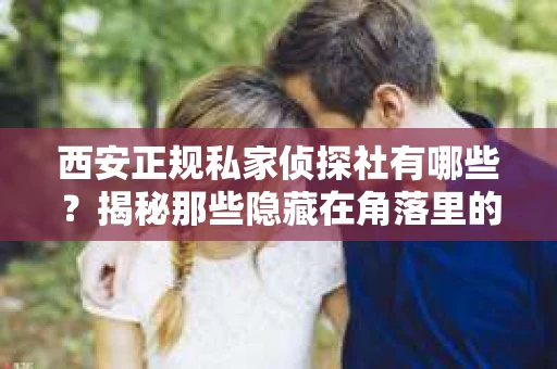 西安正规私家侦探社有哪些？揭秘那些隐藏在角落里的神秘力量