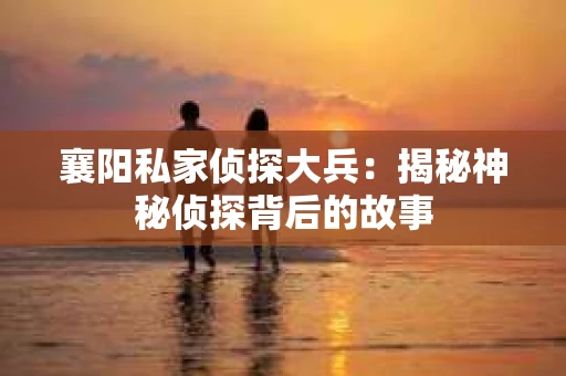襄阳私家侦探大兵：揭秘神秘侦探背后的故事