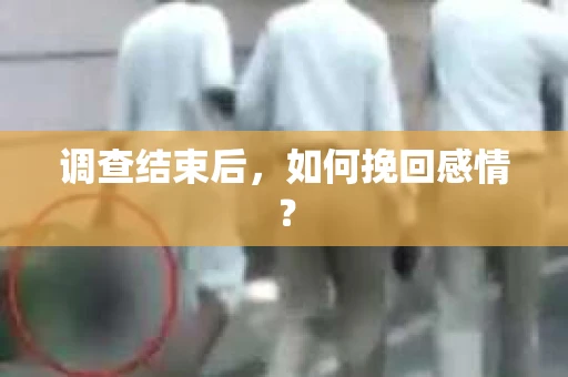 调查结束后，如何挽回感情？