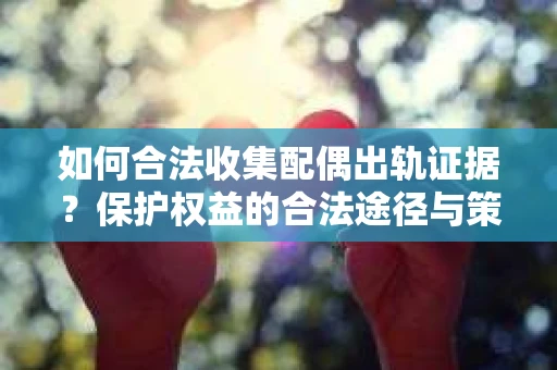 如何合法收集配偶出轨证据?保护权益的合法途径与策略 如何合法收集配偶出轨证据?保护权益的合法途径与策略
