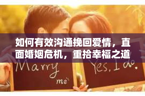 如何有效沟通挽回爱情，直面婚姻危机，重拾幸福之道