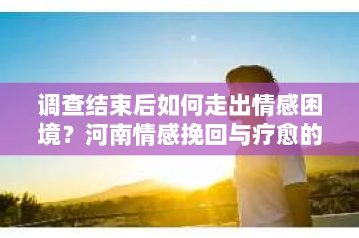 调查结束后如何走出情感困境？河南情感挽回与疗愈的实用方法