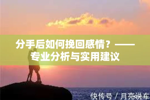 分手后如何挽回感情？——专业分析与实用建议