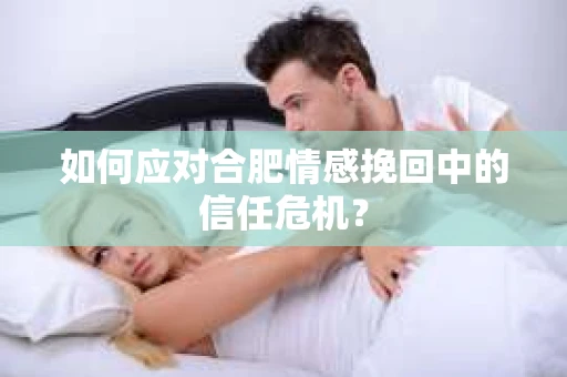 如何应对合肥情感挽回中的信任危机？