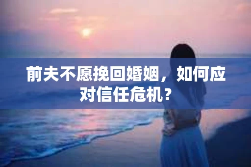 前夫不愿挽回婚姻，如何应对信任危机？